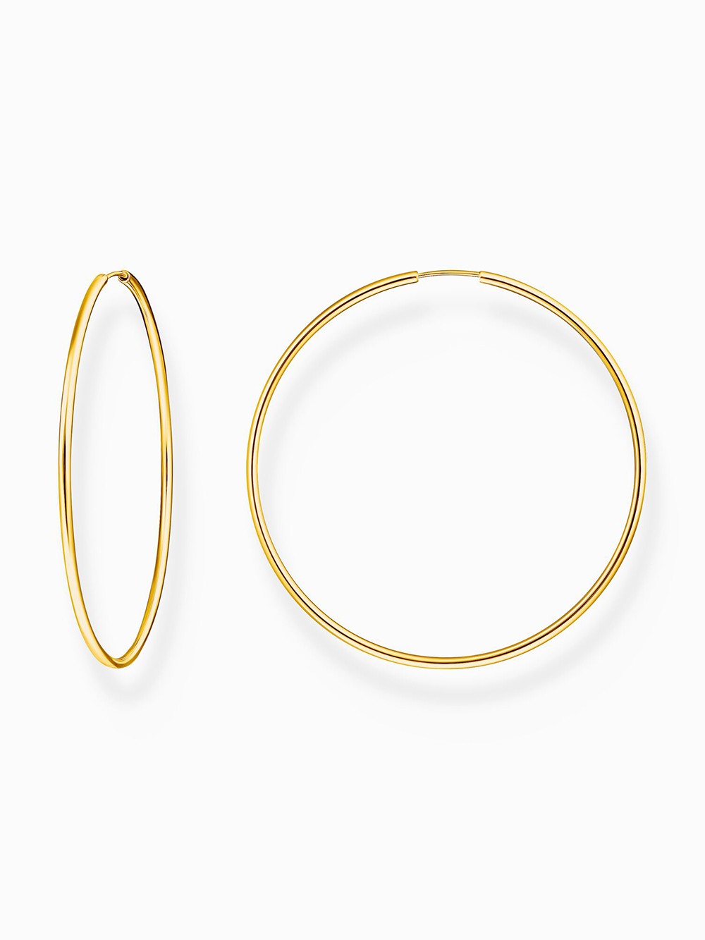 orecchini donna Thomas Sabo CR729-413-39 Gold-plated hoop earrings 60 mm