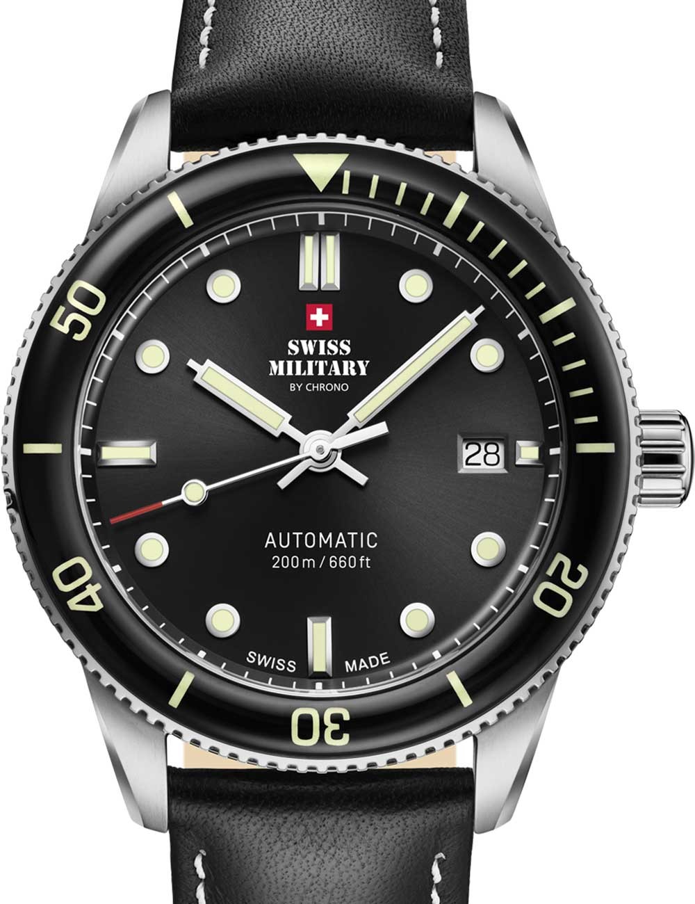 orologio uomo Swiss Military SMA34106.05 Mens Watch Automatic Diver 42mm 20ATM