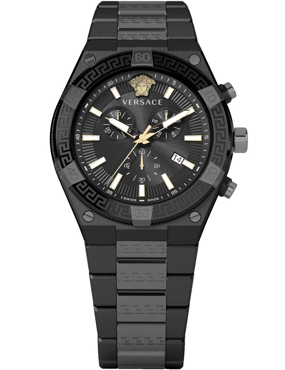 orologio uomo Versace VESO01022 Mens Watch Sport Greca Chrono 46mm 5ATM