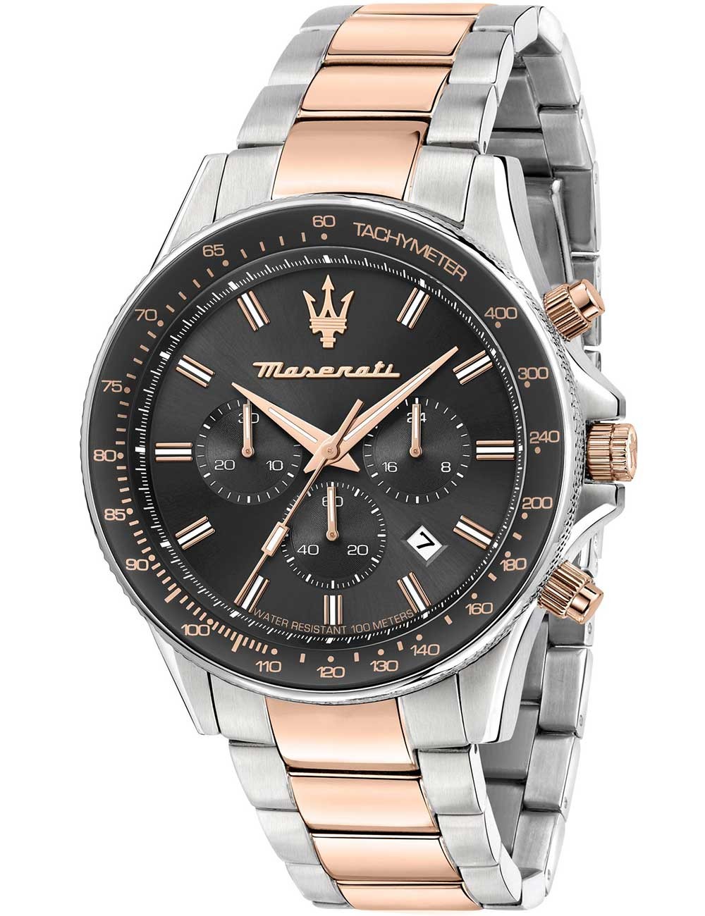 orologio uomo Maserati R8873640021 Mens Watch Sfida Chronograph 44mm 10ATM