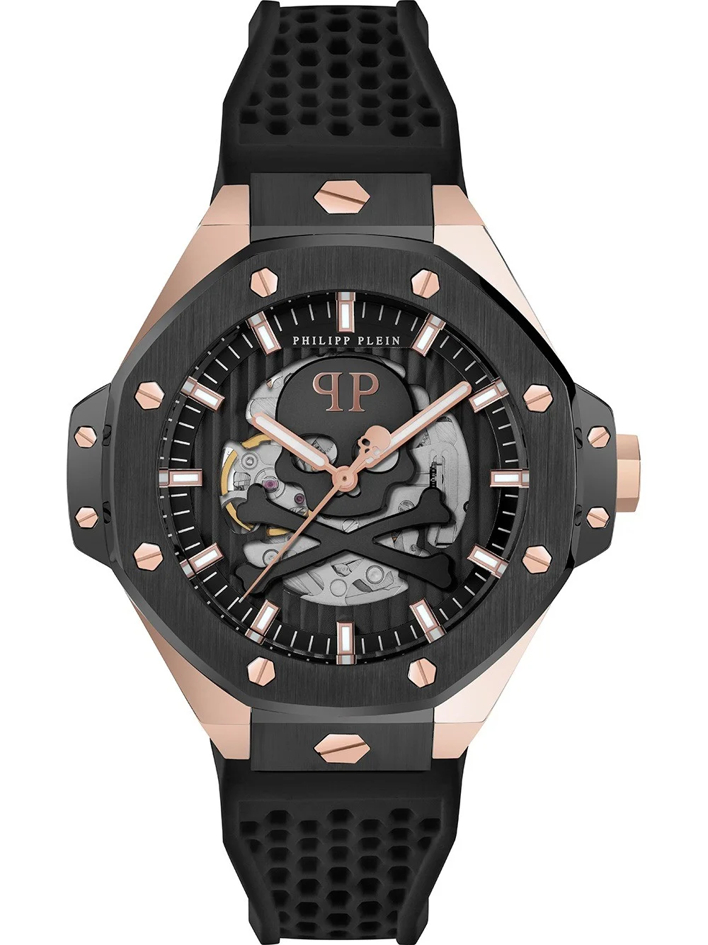 orologio uomo Philipp Plein PWPFA0224 Mens Watch Skeleton Royal Automatic 46mm 5ATM
