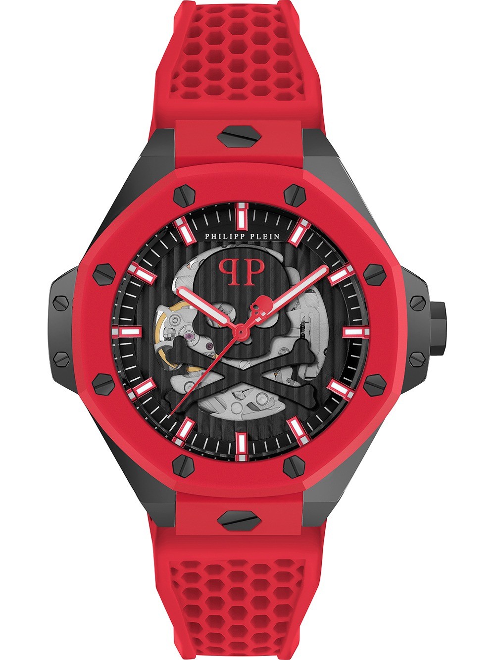 orologio uomo Philipp Plein PWPFA0524 Mens Watch Skeleton Royal Automatic 46mm 5ATM