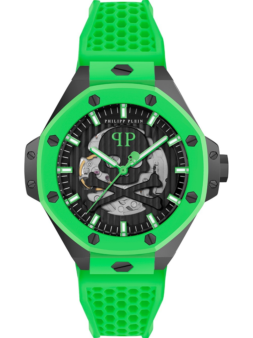 orologio uomo Philipp Plein PWPFA0624 Mens Watch Skeleton Royal Automatic 46mm 5ATM