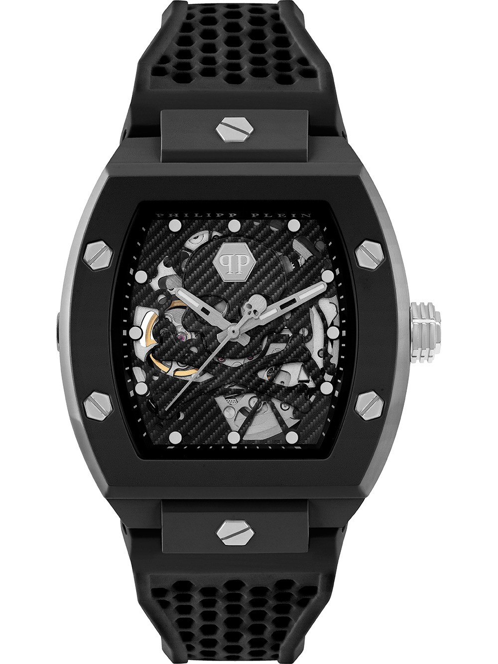 orologio uomo Philipp Plein PWVBA0423 Mens Watch The Skeleton Automatic 44mm 5ATM