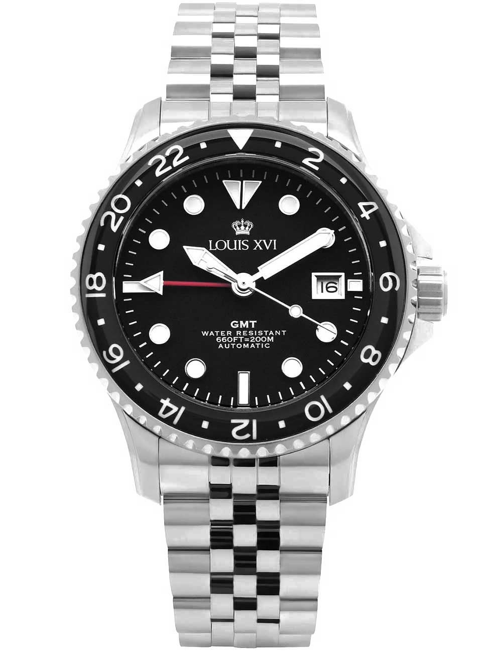 orologio uomo Louis XVI LXVI1434 Mens Watch Mirabeau Automatic GMT 41mm 20ATM