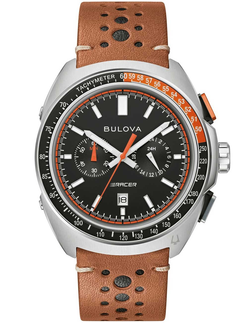 orologio uomo Bulova 98B427 Mens Watch Racer Chronograph 42mm 10ATM