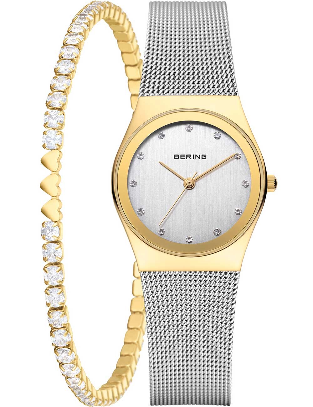 orologio donna Bering 12927-001-GWP Ladies Watch Classic Set + Bracelet 27mm 3ATM