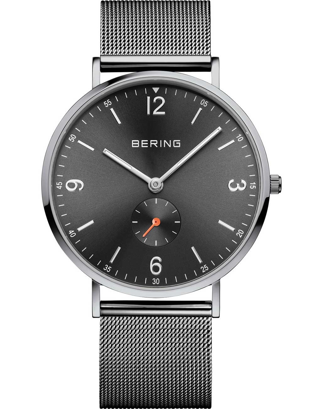orologio uomo Bering 14040-377 Mens Watch Classic Small Second 40mm 3ATM