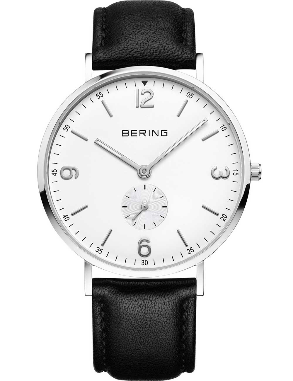 orologio uomo Bering 14040-404 Mens Watch Classic Small Second 40mm 3ATM