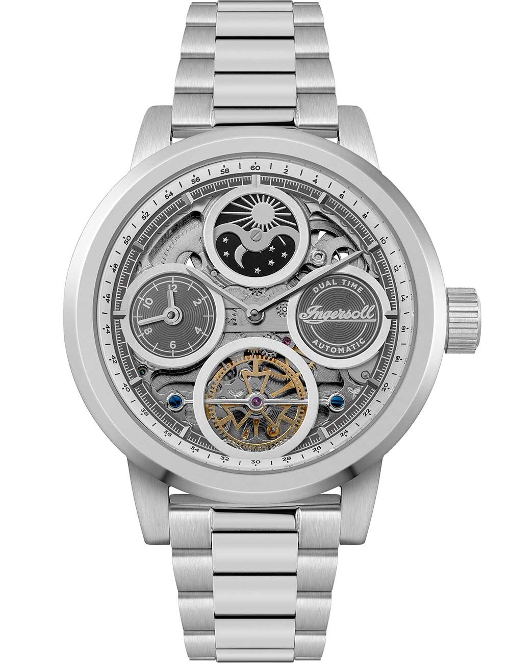 orologio uomo Ingersoll I16002 Mens Watch The Arc Automatic 44mm 5ATM