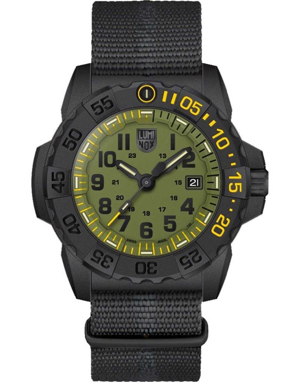 orologio uomo Luminox XS.3517.NSF.SET Mens Watch Navy Seal 45mm 20ATM