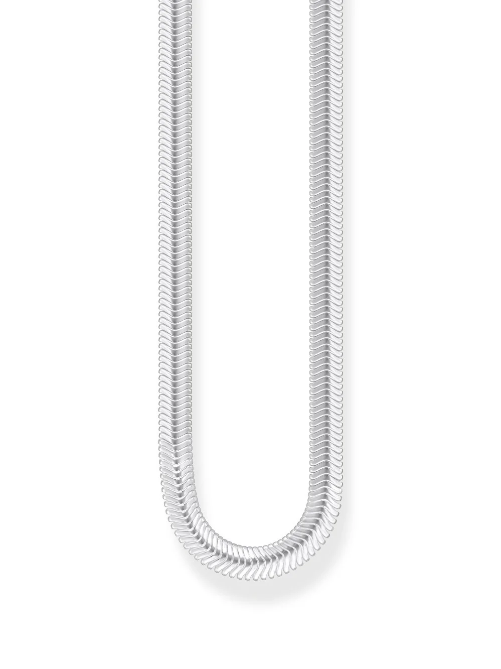 collana donna Thomas Sabo KE2275-001-21-L45V Silver Snake Necklace 4mm 40-45 cm Ladies