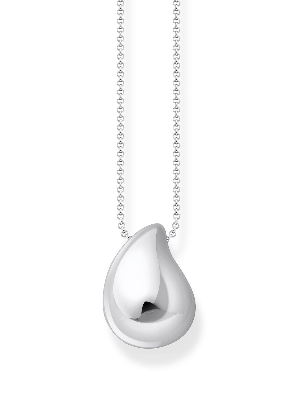 collana donna Thomas Sabo KE2281-001-21-L50V Bold - Silver Necklace with Pendant drop-shaped 40-45 cm Ladies