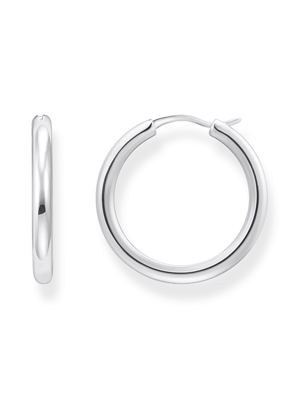 orecchini donna Thomas Sabo CR745-001-21 Bold - Silver Hoop Earrings 26,8 mm Ladies