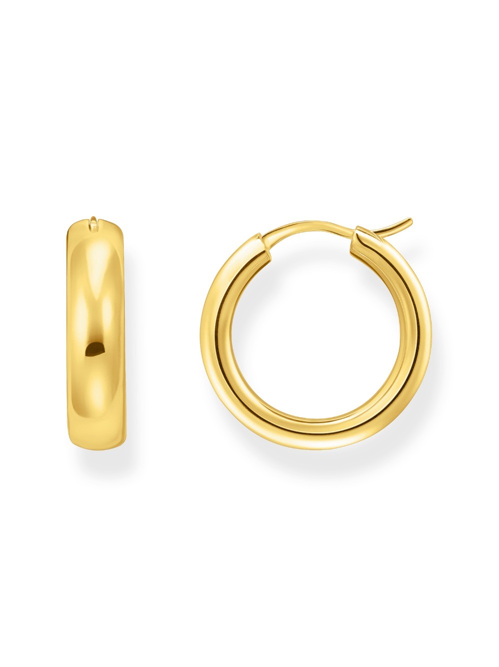 orecchini donna Thomas Sabo CR746-413-39 Bold - Gold-plated Hoop Earrings 19,5 mm Ladies