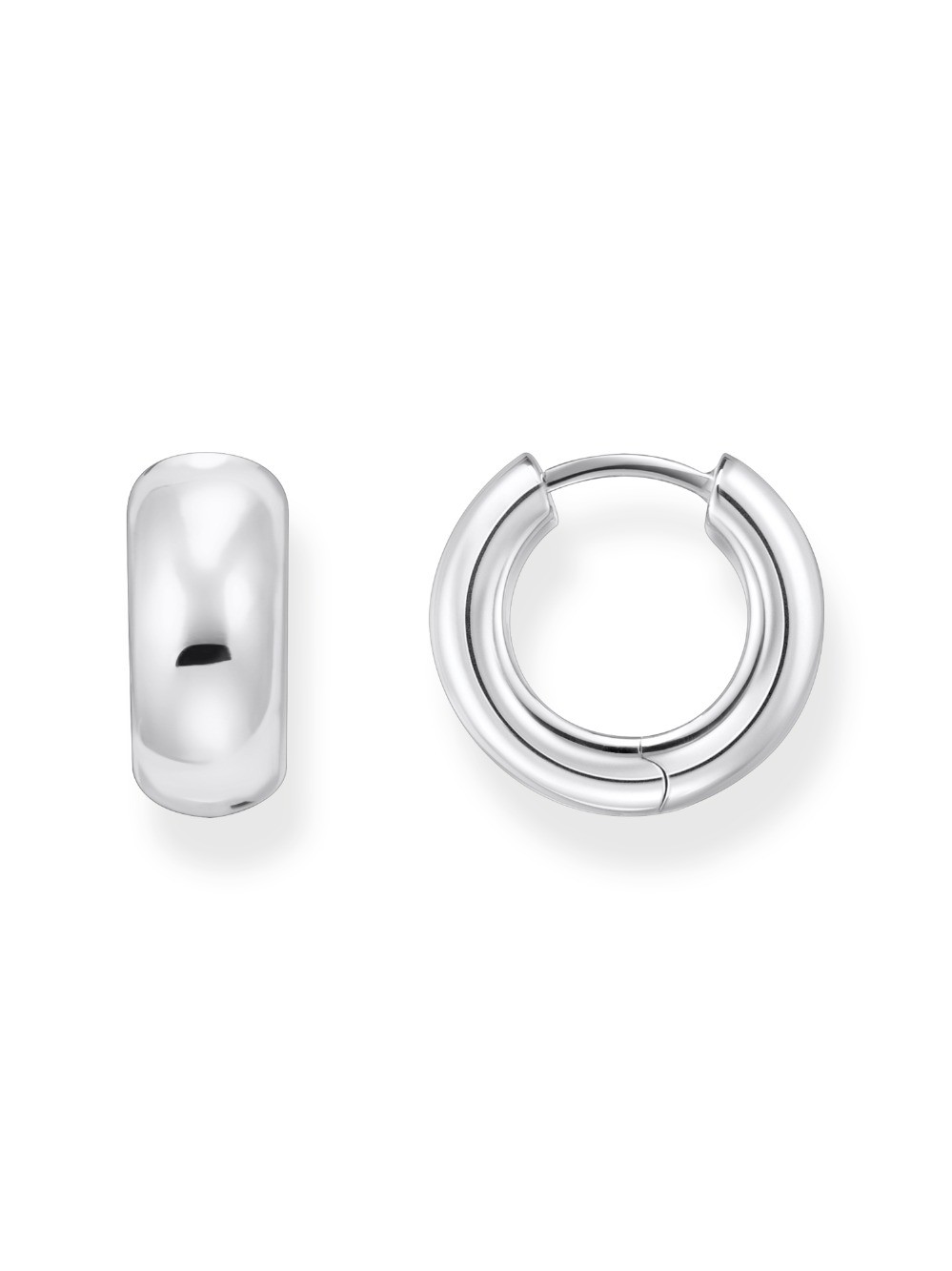orecchini donna Thomas Sabo CR741-001-21 Bold - Silver Mini-Chunky Hoop Earrings 16,0 mm Ladies