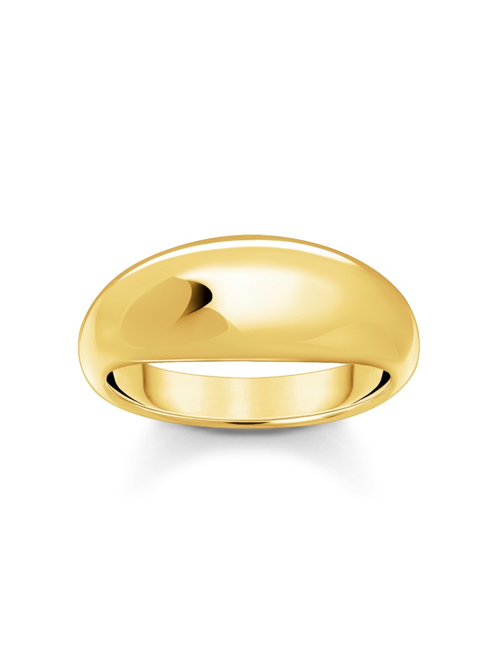 anello donna Thomas Sabo TR2472-413-39-54 Bold - Timeless Gold-plated Ring Ladies