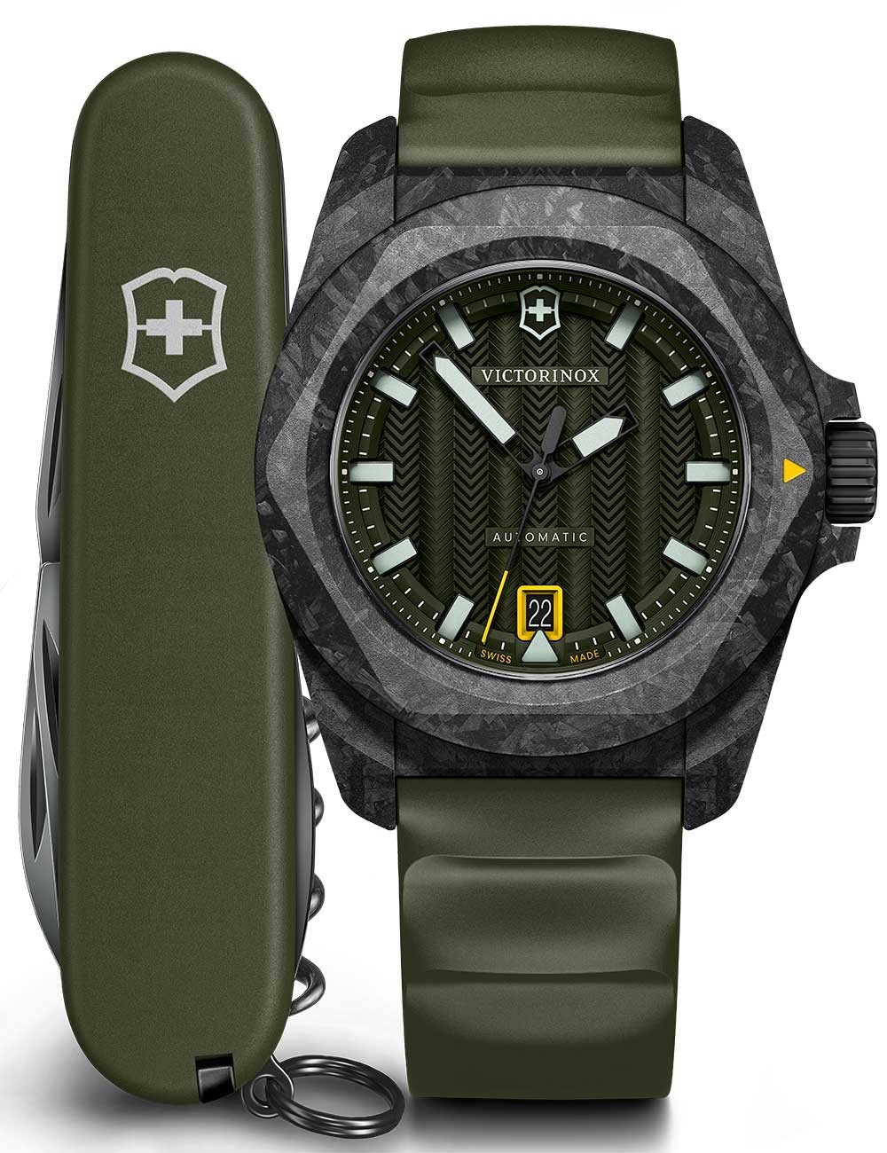 orologio uomo Victorinox 242021.1 Mens Watch I.N.O.X. Carbon Automatic 41mm 20ATM