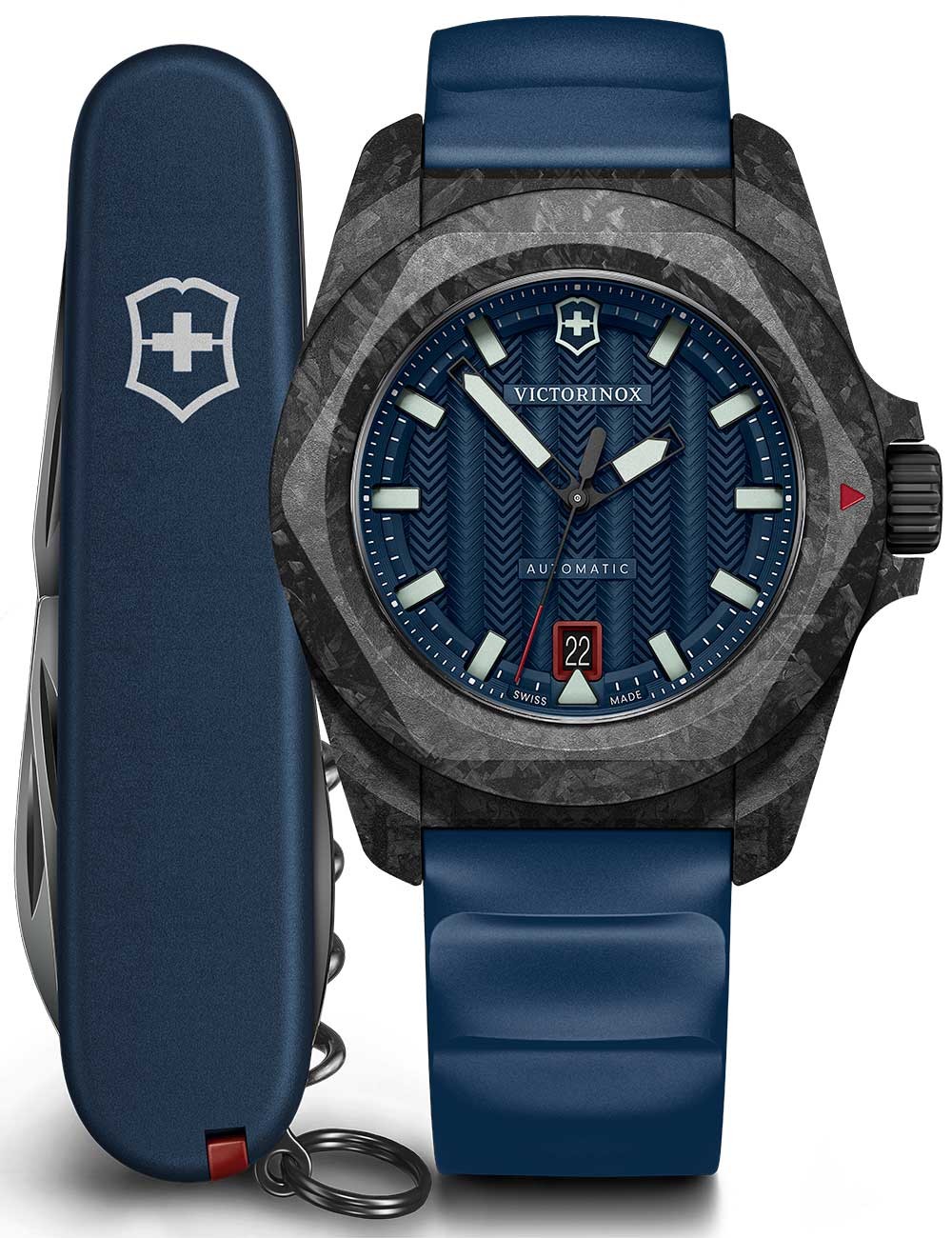 orologio uomo Victorinox 242022.1 Mens Watch I.N.O.X. Carbon Automatic 41mm 20ATM