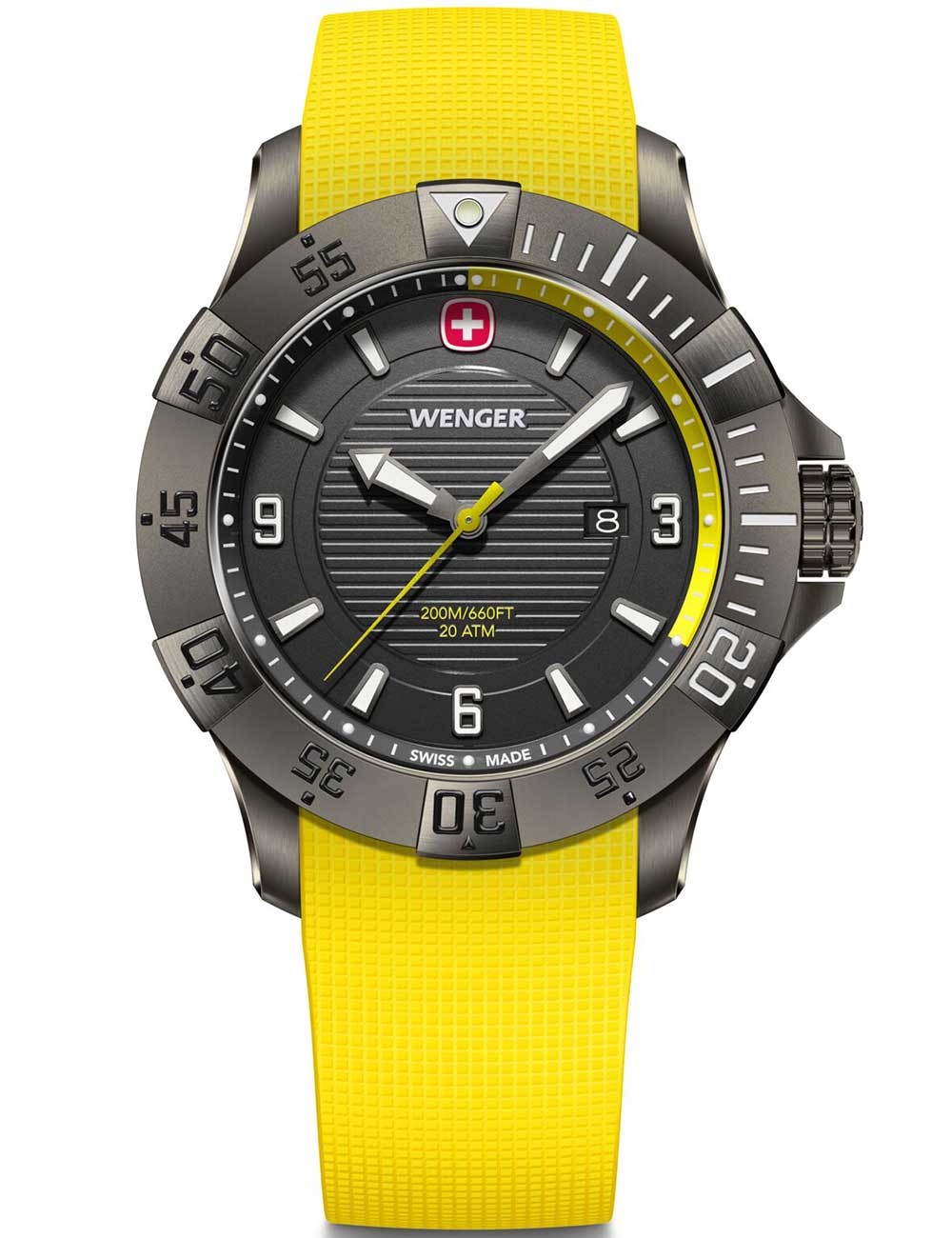 orologio uomo Wenger 01.0641.145 Mens Watch Seaforce 43mm 20ATM
