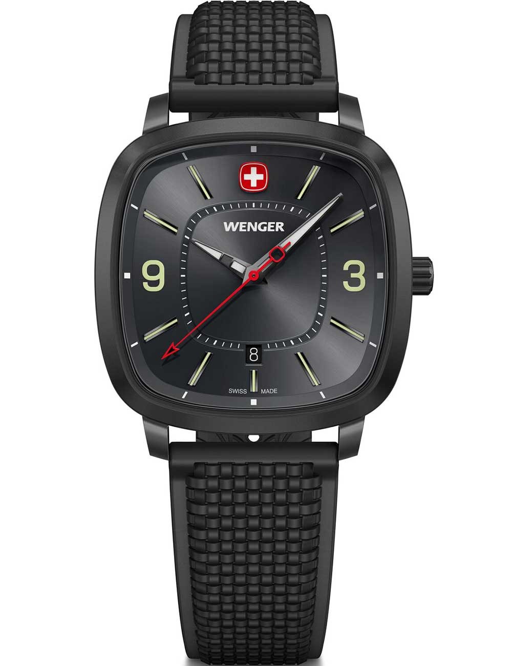 orologio uomo Wenger 01.1921.113 Mens Watch Vintage Sport 37mm 5ATM