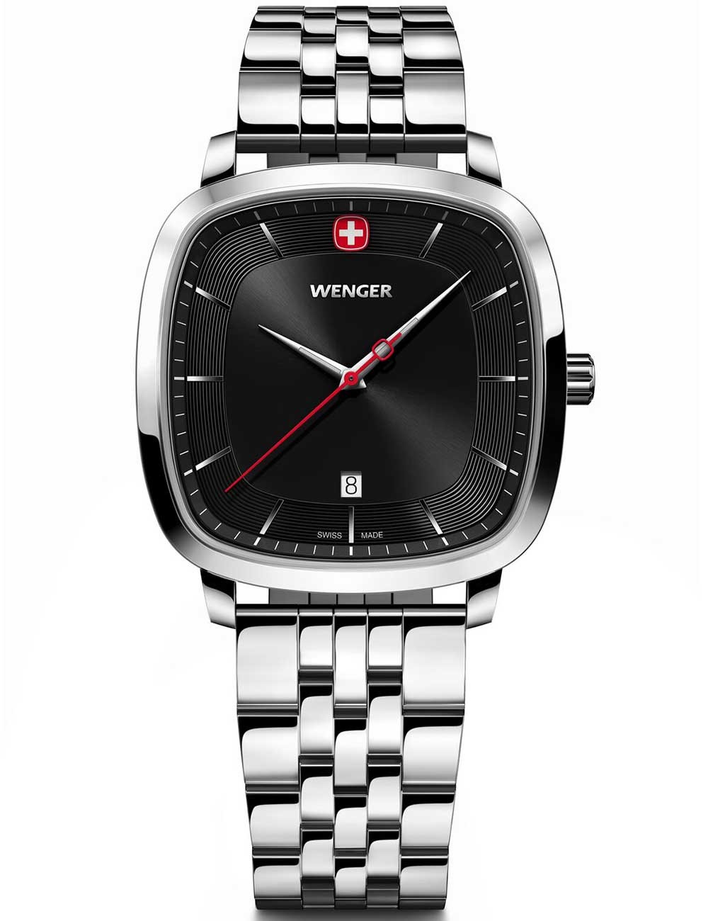 orologio uomo Wenger 01.1921.102 Mens Watch Vintage Classic 37mm 5ATM