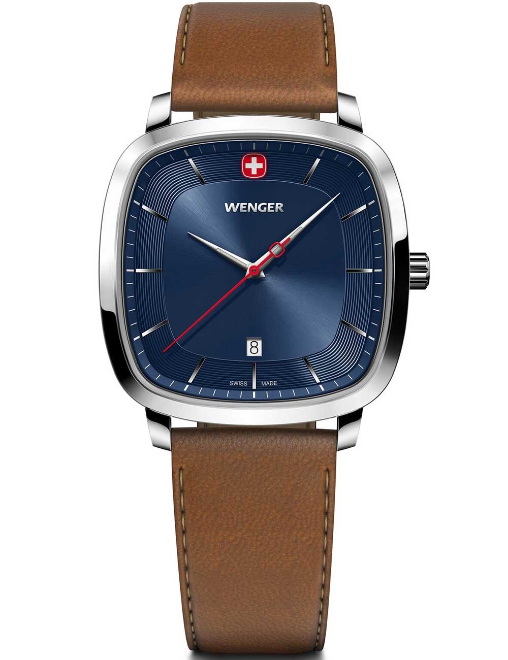 orologio uomo Wenger 01.1921.106 Mens Watch Vintage Classic 37mm 5ATM