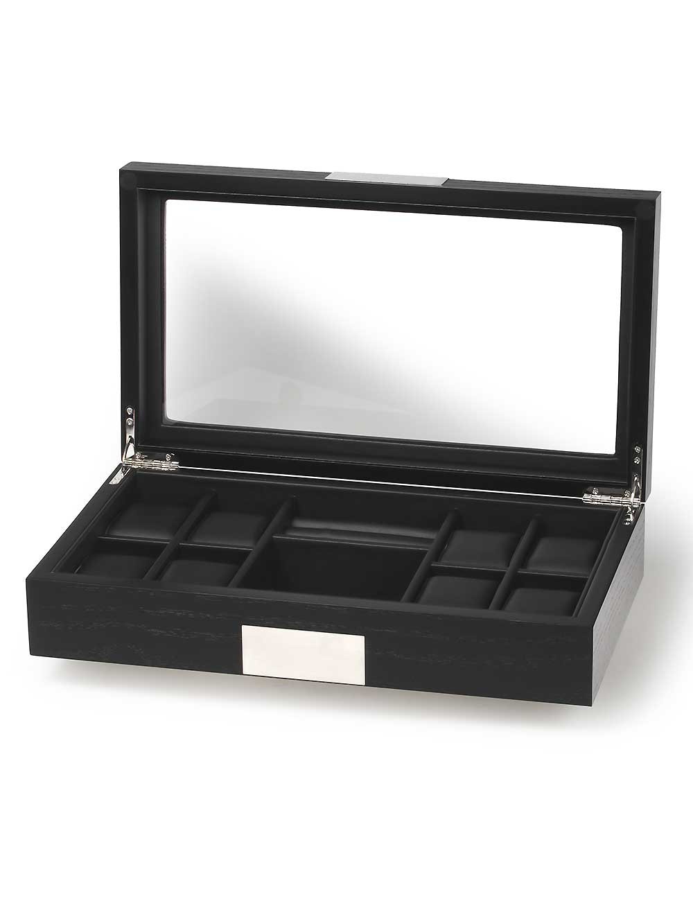 scatola orologio Rothenschild RS-2353-8BL Wooden Watch And Accessory Box [8] Black