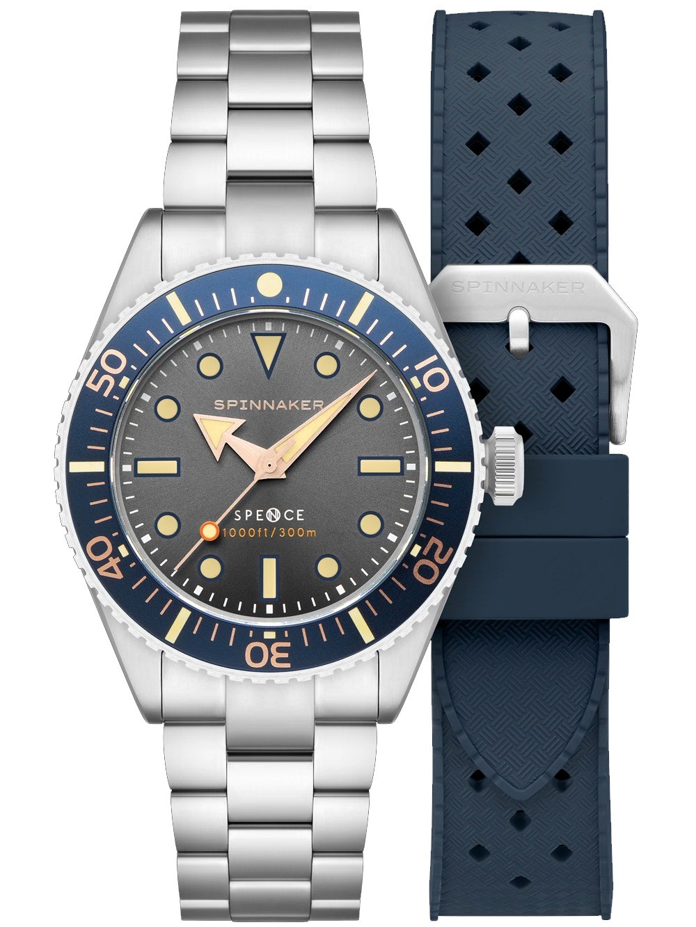 orologio uomo Spinnaker SP-5097-77 Mens Watch Spence 300 Automatic 40mm 30ATM