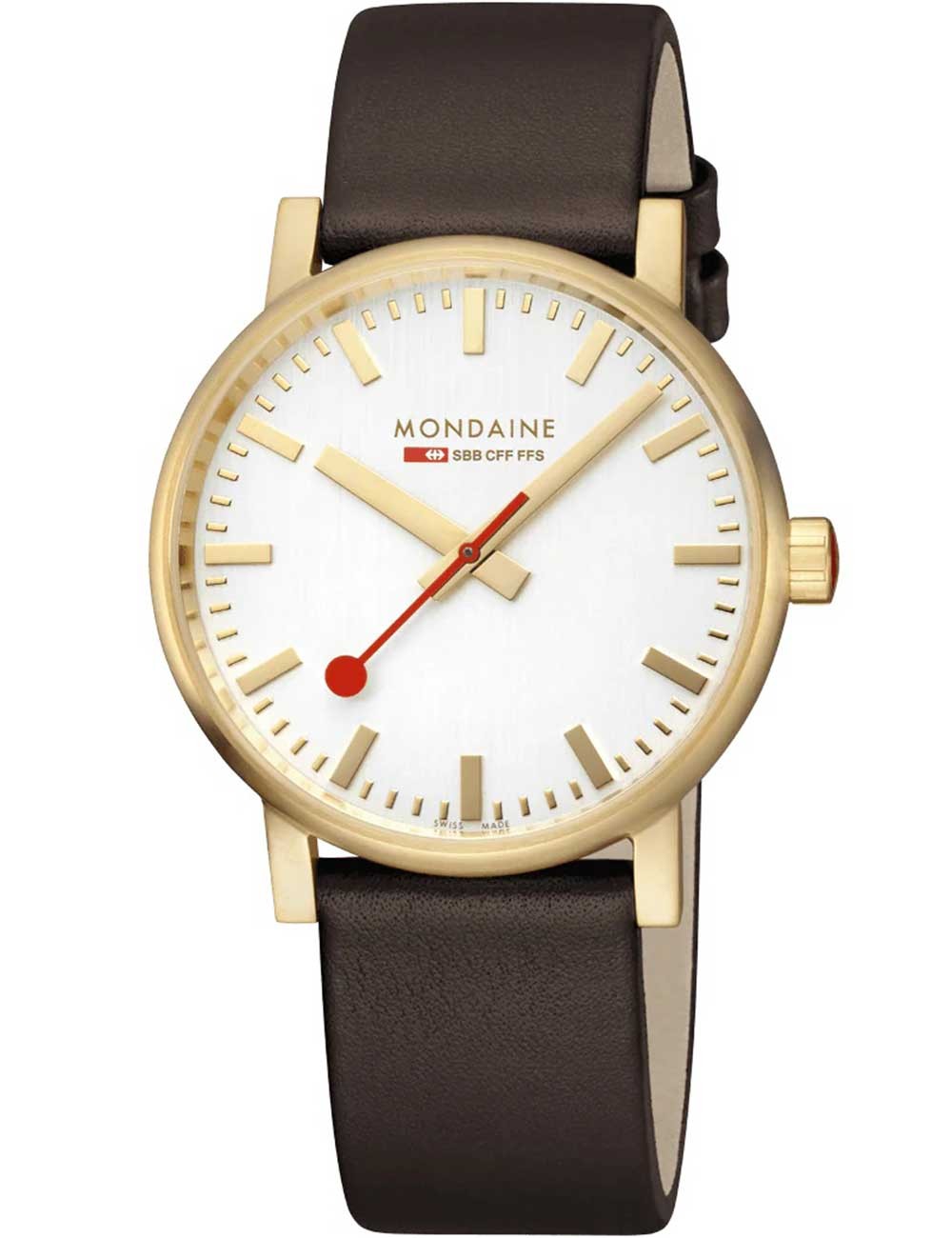 orologio uomo Mondaine MSE.40112.LGV Mens Watch evo2 SBB 40mm 3ATM