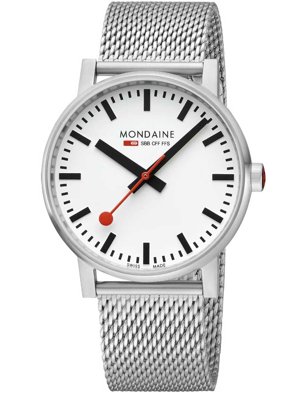 orologio uomo Mondaine MSE.43110.SJ Mens Watch evo2 SBB 43mm 3ATM