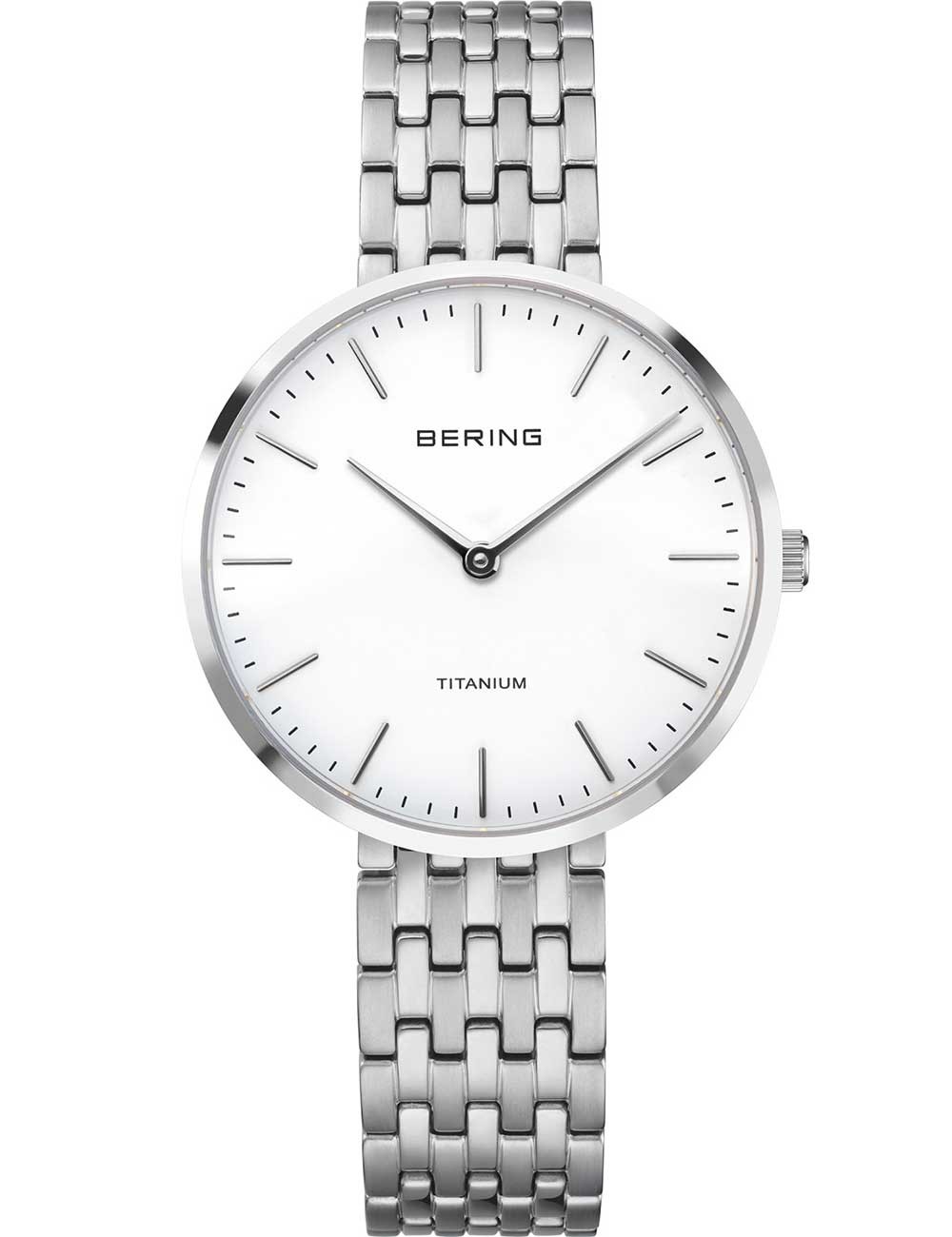 orologio donna Bering 19334-004 Ladies Watch Titanium 34mm 5ATM