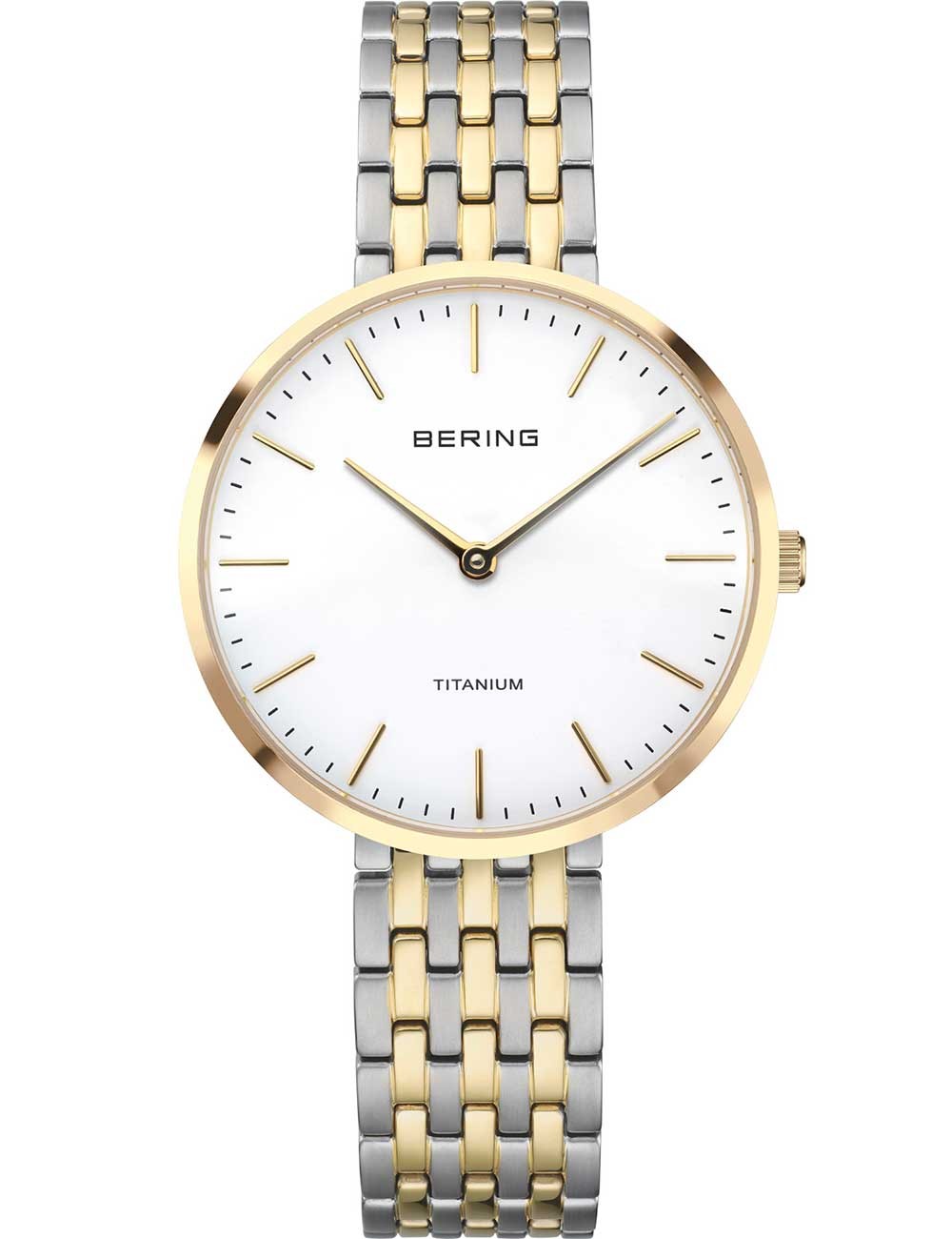 orologio donna Bering 19334-010 Ladies Watch Titanium 34mm 5ATM