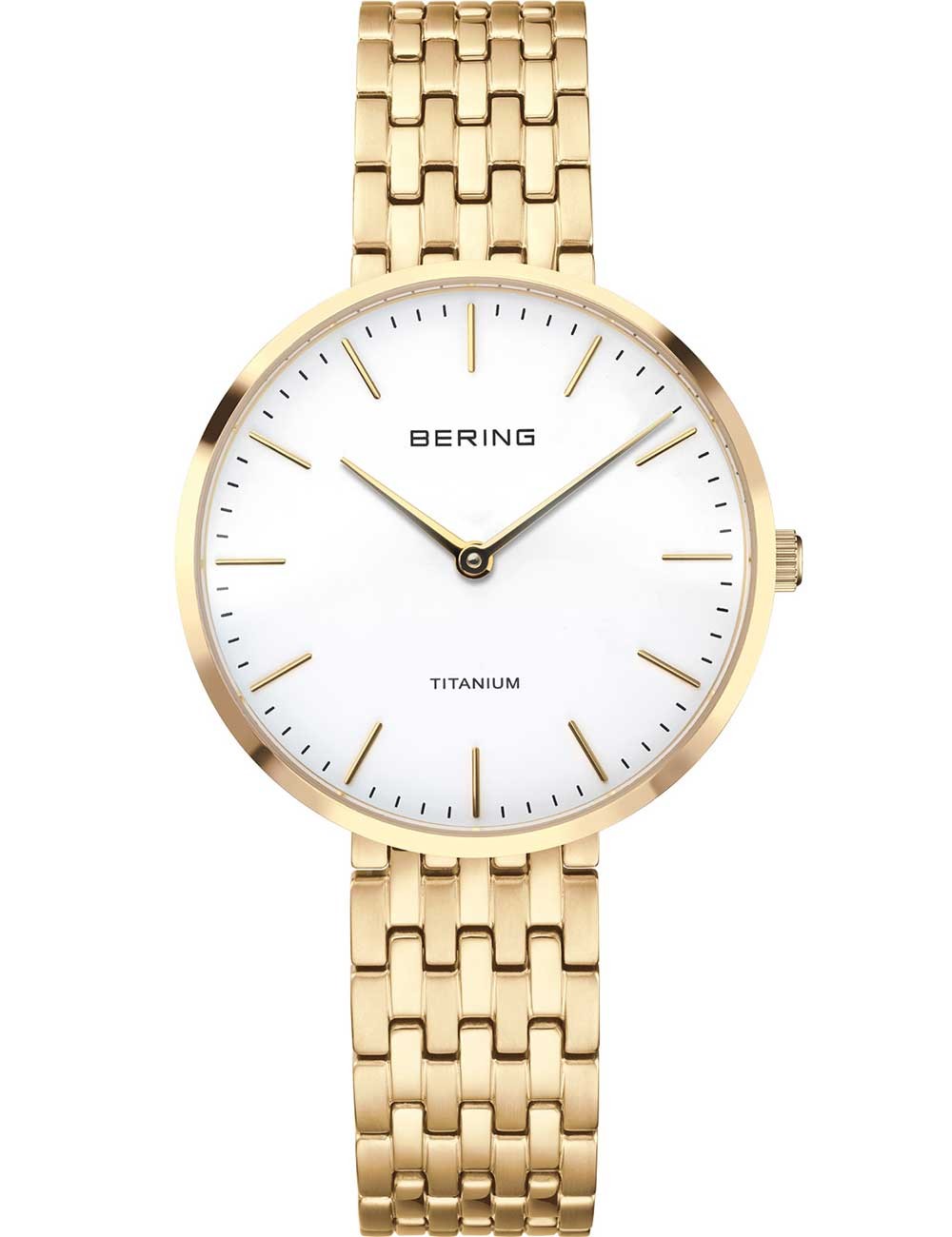 orologio donna Bering 19334-334 Ladies Watch Titanium 34mm 5ATM