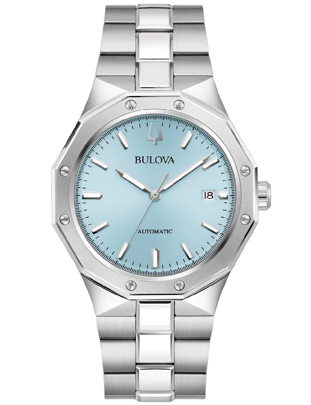 orologio uomo Bulova 96B462 Mens Watch Classic Automatic 40mm 10ATM