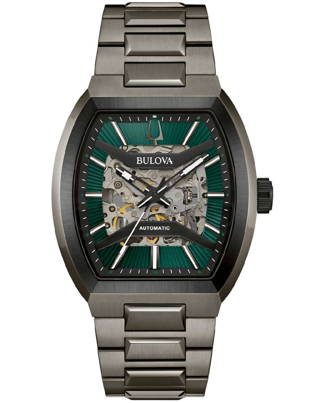 orologio uomo Bulova 98A321 Mens Watch Maquina Automatic 40mm 5ATM