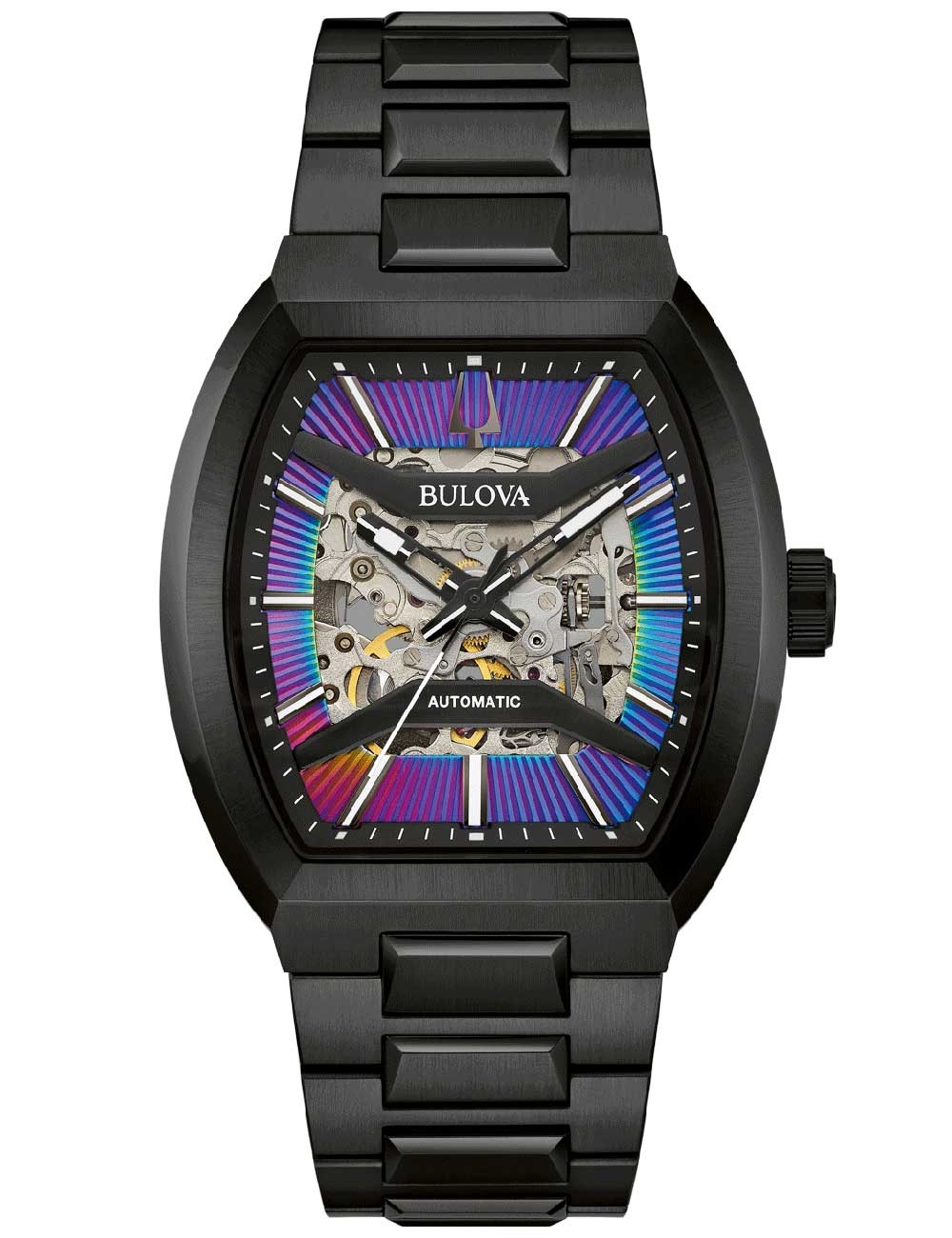 orologio uomo Bulova 98A320 Mens Watch Maquina Automatic 40mm 5ATM