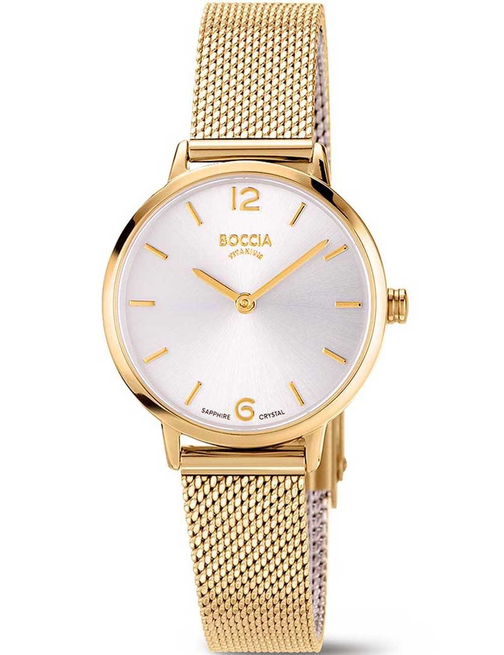 orologio donna Boccia 3345-03 Ladies Watch Titanium Sapphire crystal 28mm 5ATM