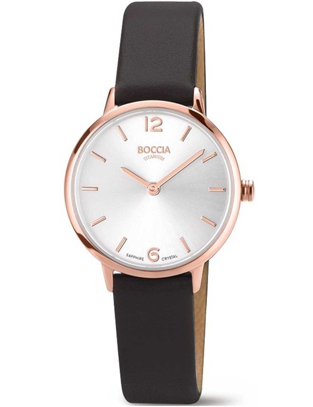 orologio donna Boccia 3345-05 Ladies Watch Titanium Sapphire crystal 27mm 5ATM