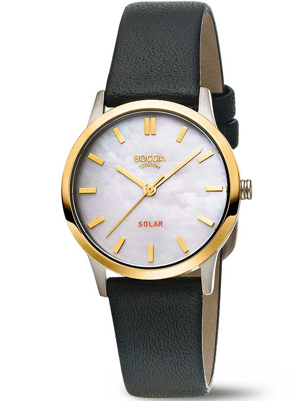 orologio donna Boccia 3363-02 Ladies Watch Titanium Solar 30mm 5ATM