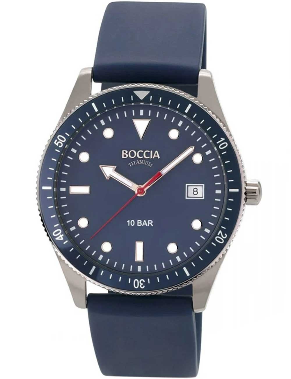orologio uomo Boccia 3664-02 Mens Watch Titanium 39mm 10ATM