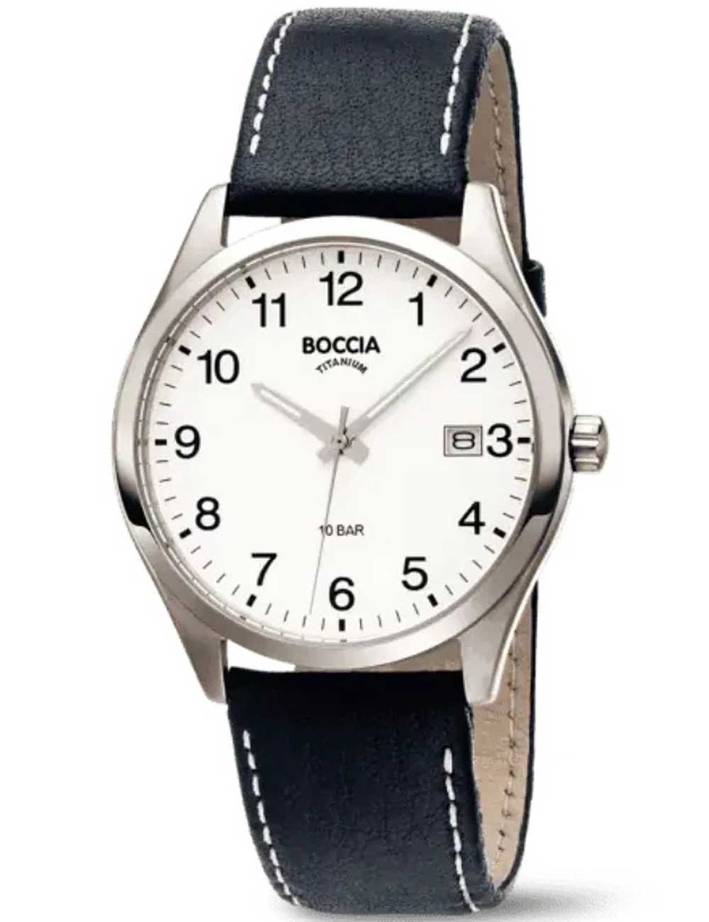 orologio uomo Boccia 3669-01 Mens Watch Titanium 39mm 10ATM