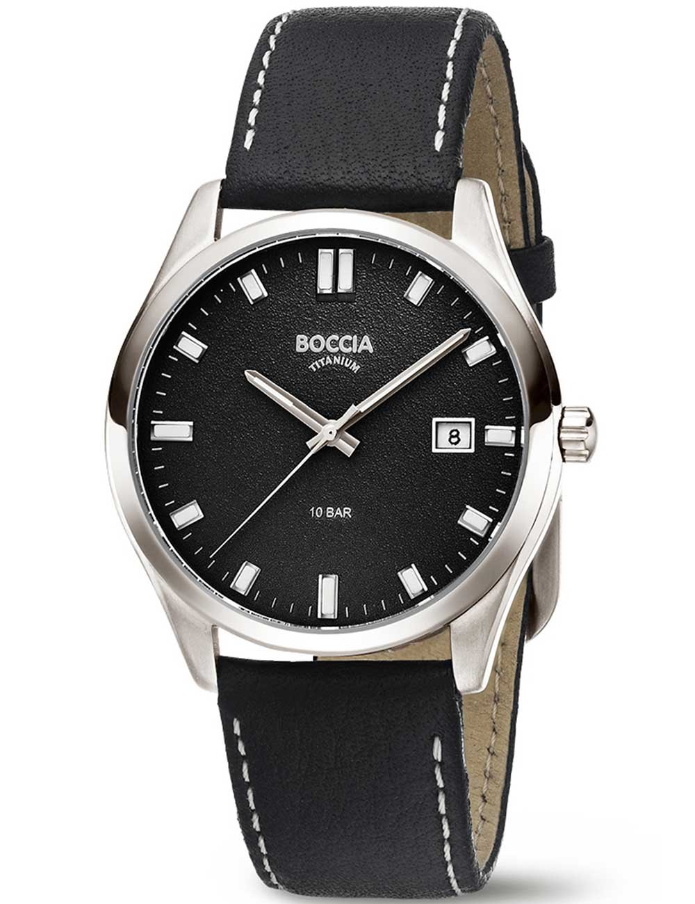 orologio uomo Boccia 3669-02 Mens Watch Titanium 39mm 10ATM