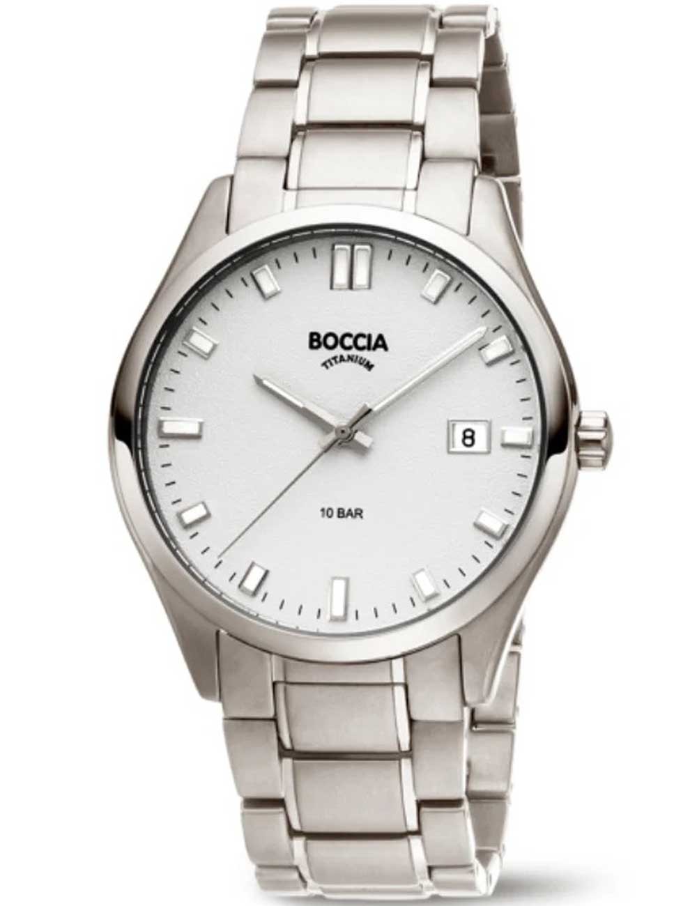 orologio uomo Boccia 3669-03 Mens Watch Titanium 39mm 10ATM
