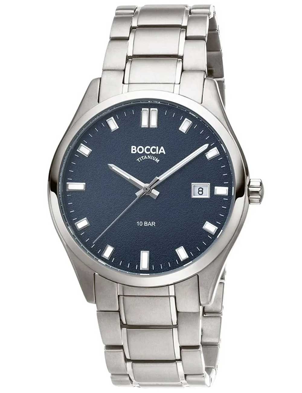 orologio uomo Boccia 3669-04 Mens Watch Titanium 39mm 10ATM
