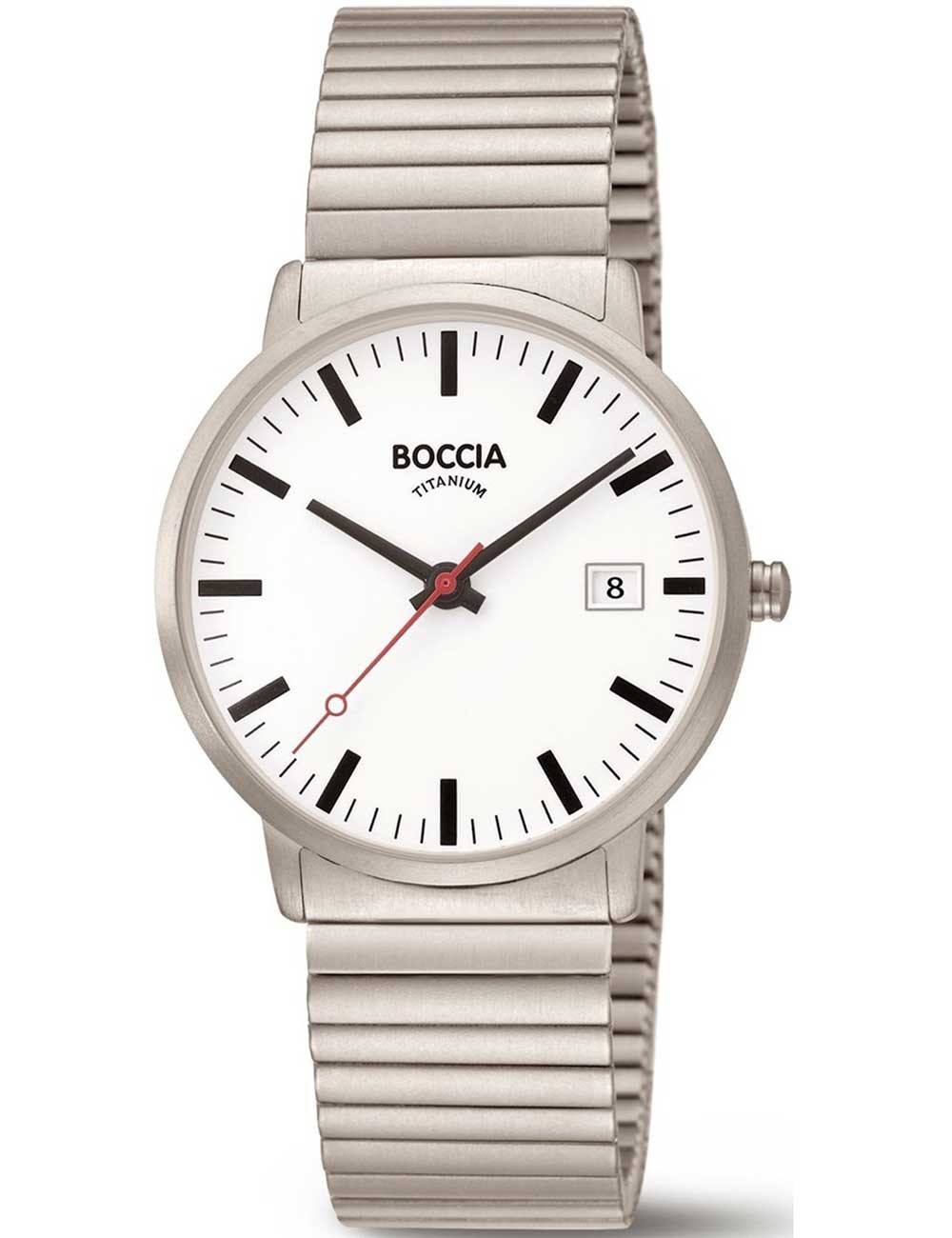 orologio uomo Boccia 3622-04 Mens Watch Titanium Drawstring Watch 38mm 5ATM