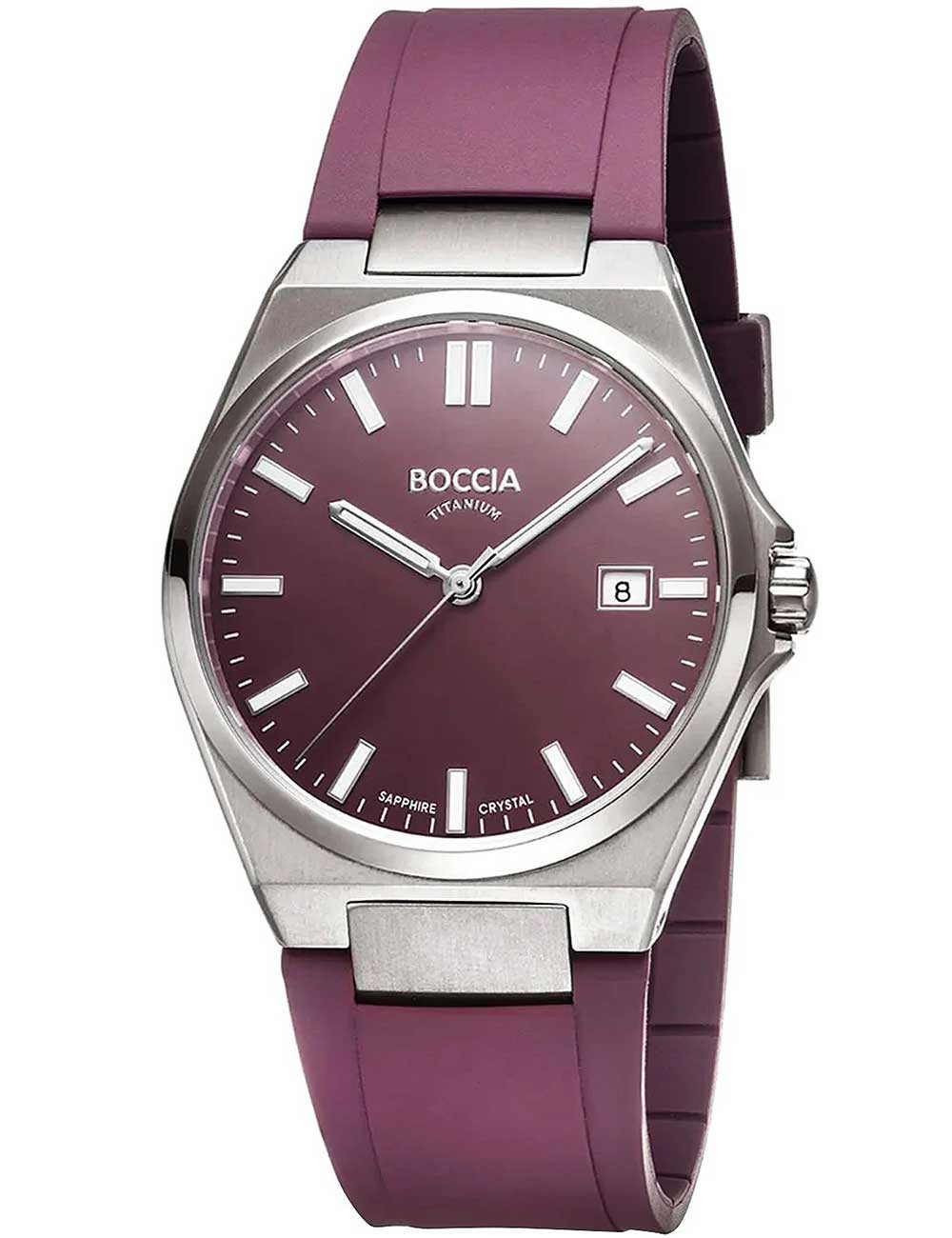 orologio uomo Boccia 3667-03 Mens Watch Titanium Sapphire crystal 39mm 5ATM