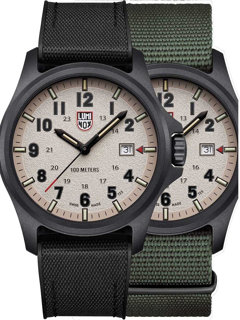 orologio uomo Luminox XL.1971.SET Mens Watch Atacama Field Carbonox Set + 2. Strap 43mm 10ATM