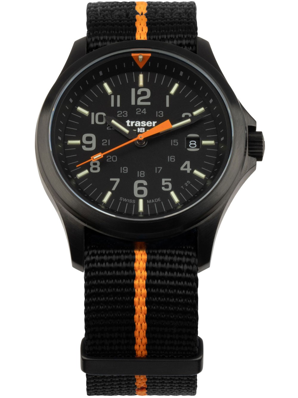 orologio uomo Traser H3 111065 Mens Watch P67 Officer Pro Black 42mm 10ATM