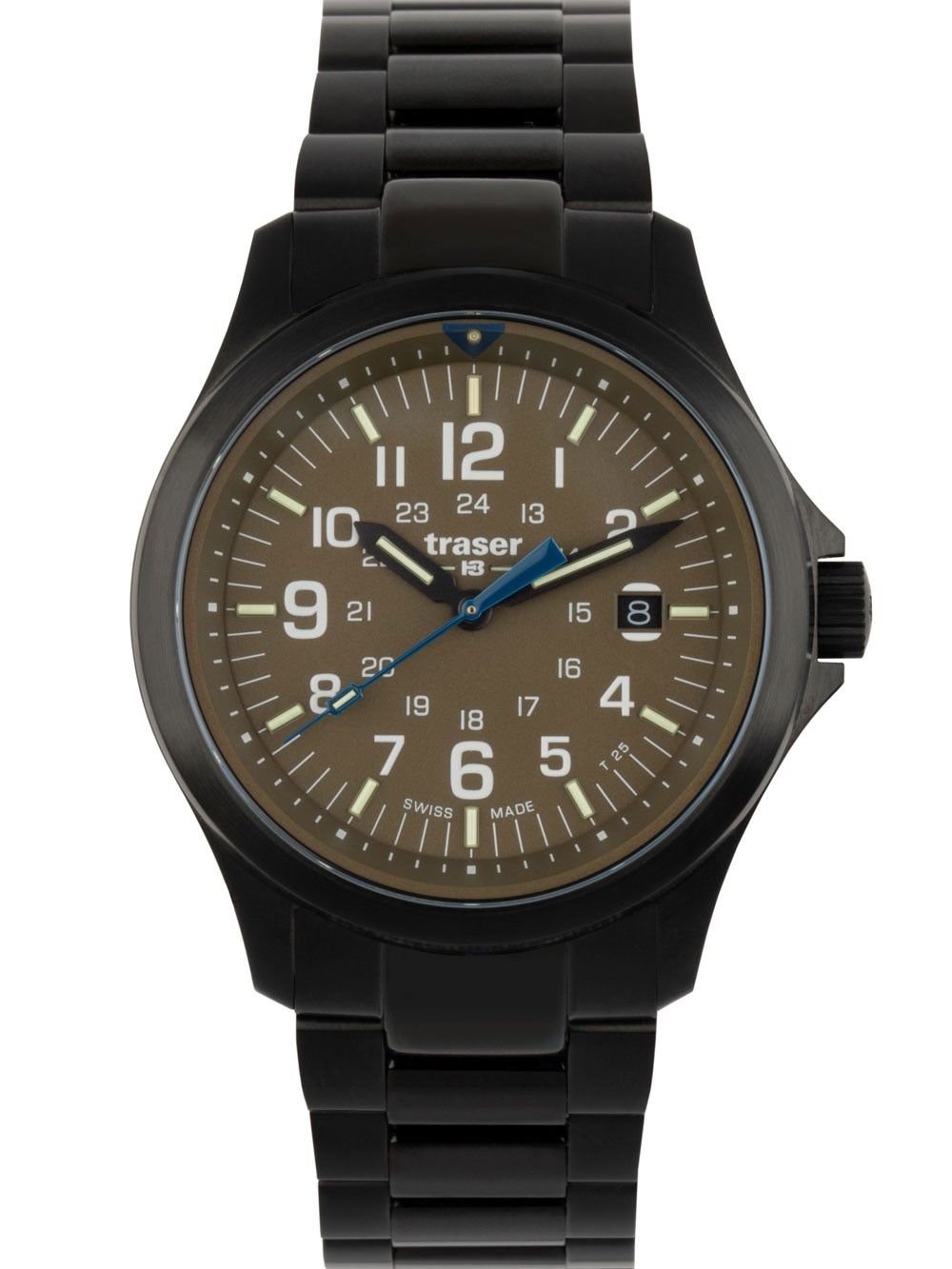 orologio uomo Traser H3 111076 Mens Watch P67 Officer Pro Khaki 42mm 10ATM